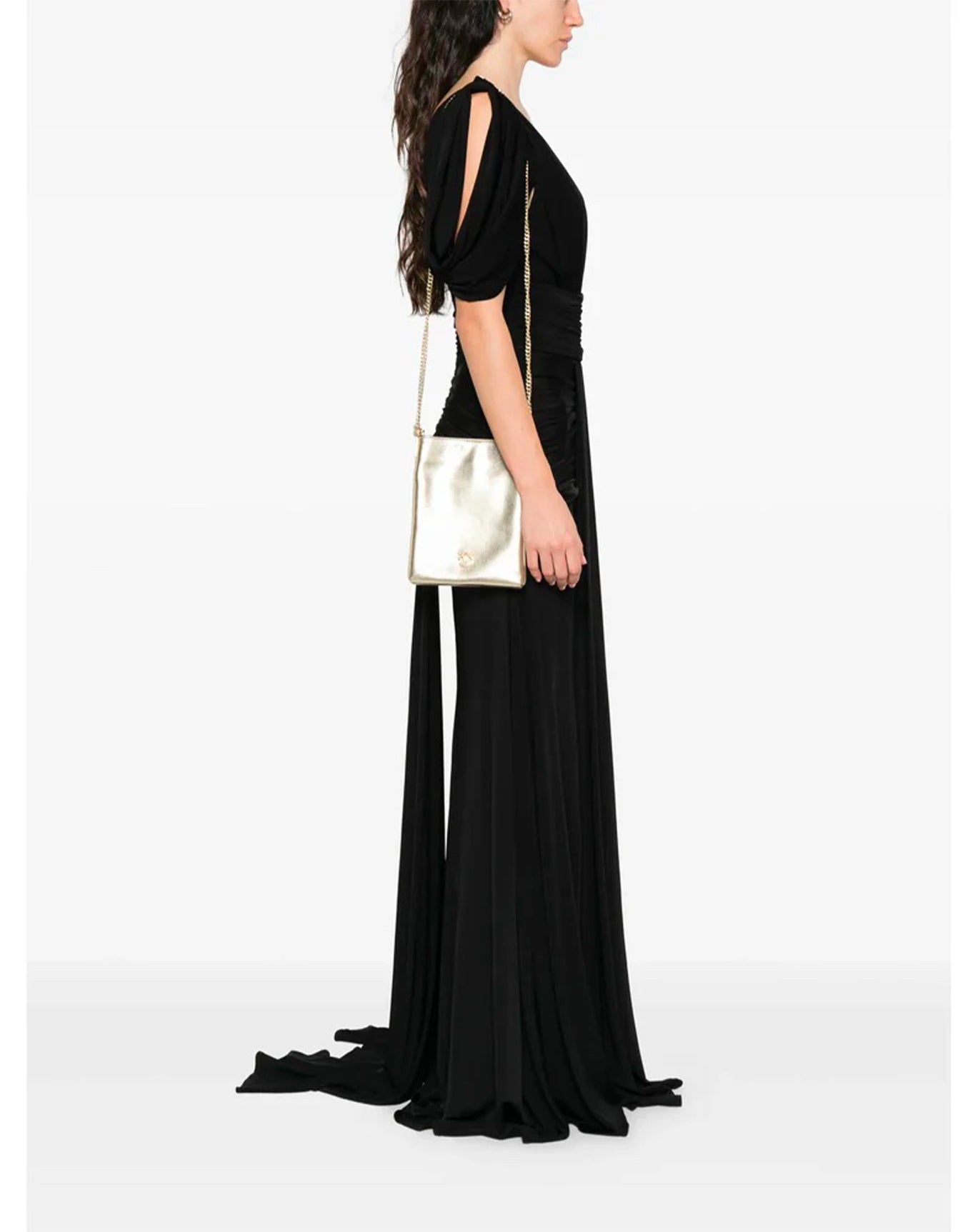 FLAT SATCHEL METALLIC