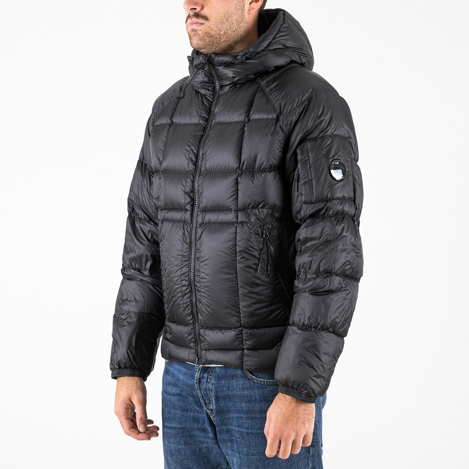 Shell Hooded Medium Down Jacket