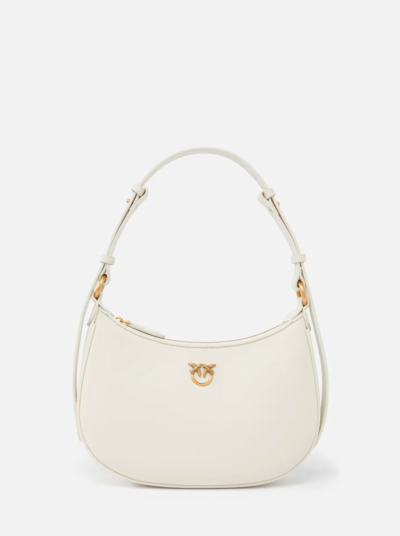 Borsa a spalla piccola Half Moon in pelle