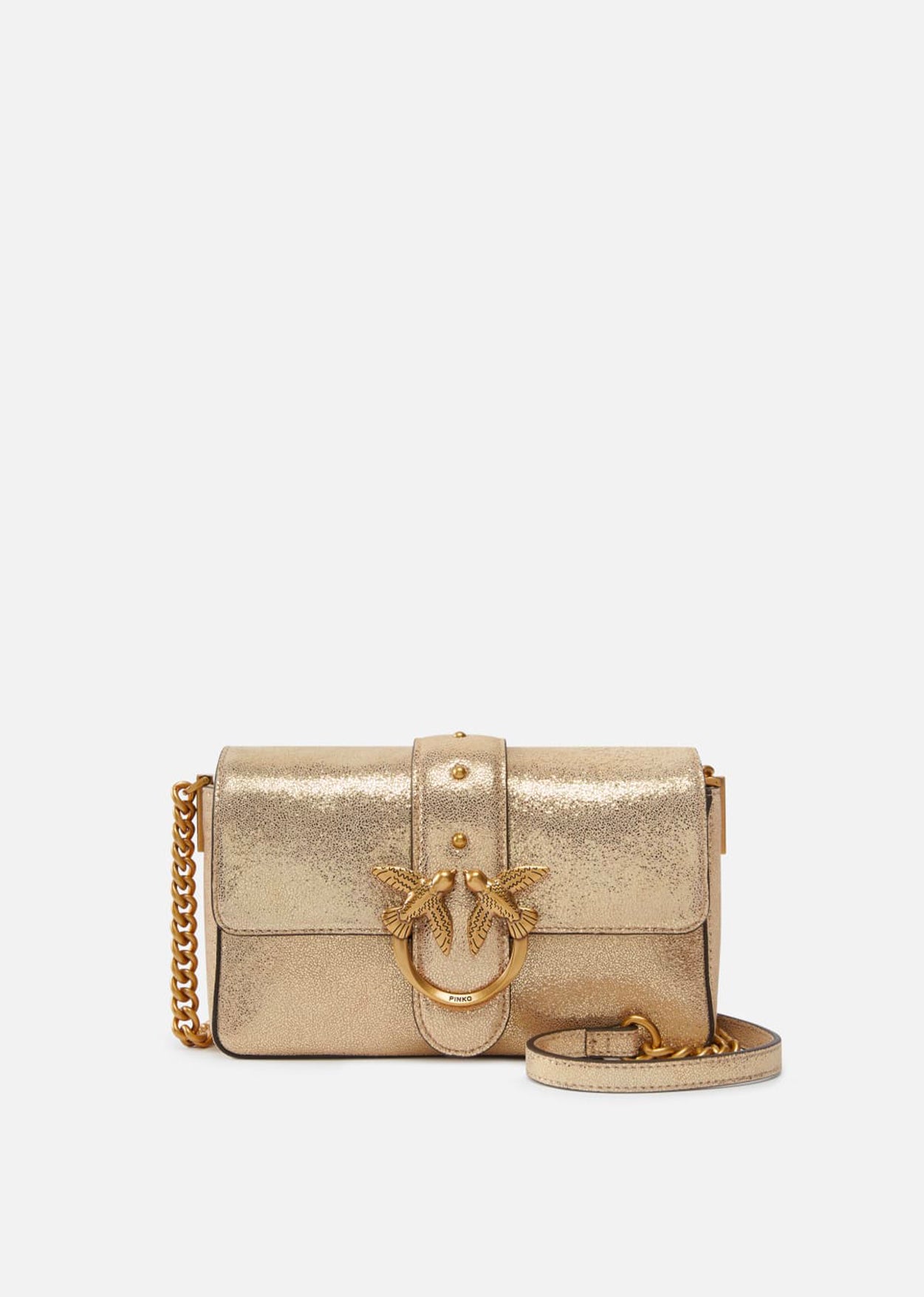 Mini Love Bag Suede Glitter