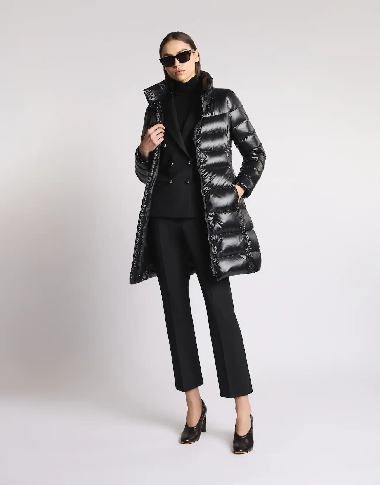 Piumino Lungo in Nylon