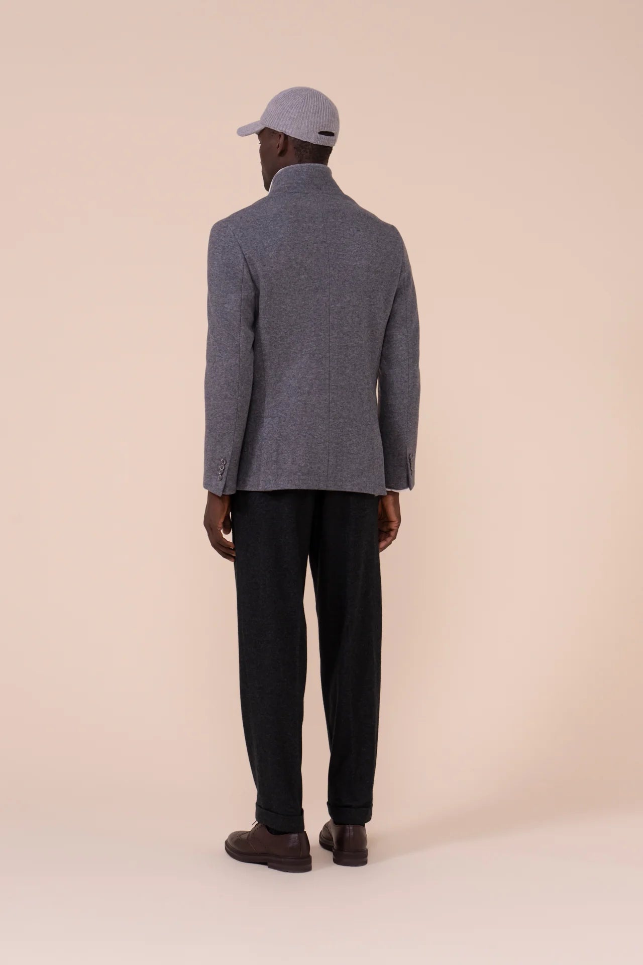 Damon blazer in cashmere flanel double