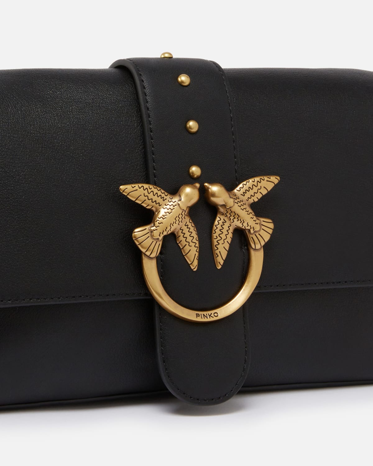 Borsa a spalla media Love Bag Slouchy in pelle