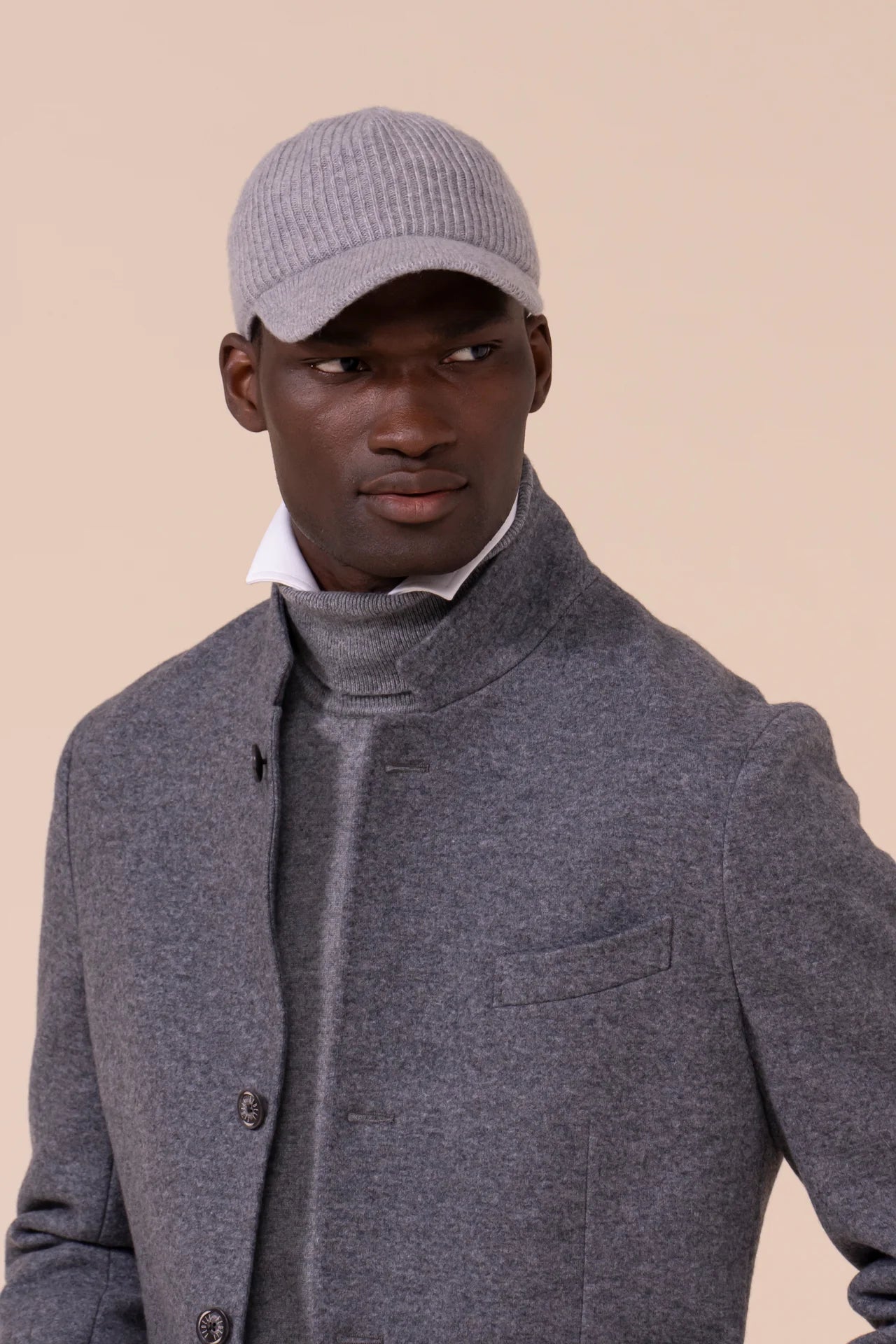 Damon blazer in cashmere flanel double