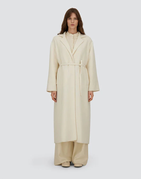 CAPPOTTO CON CINTURA IN NEW MODERN WOOL