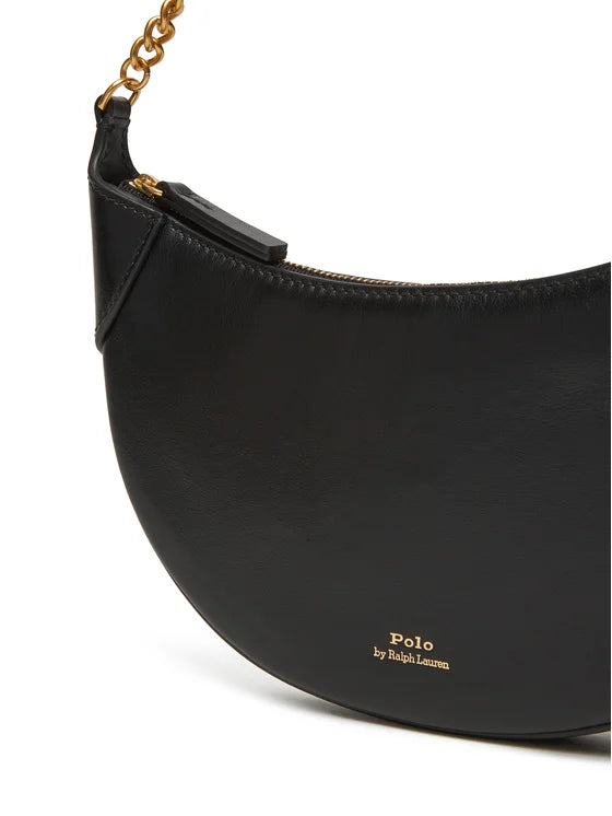 Borsa Polo ID mini in pelle con catena