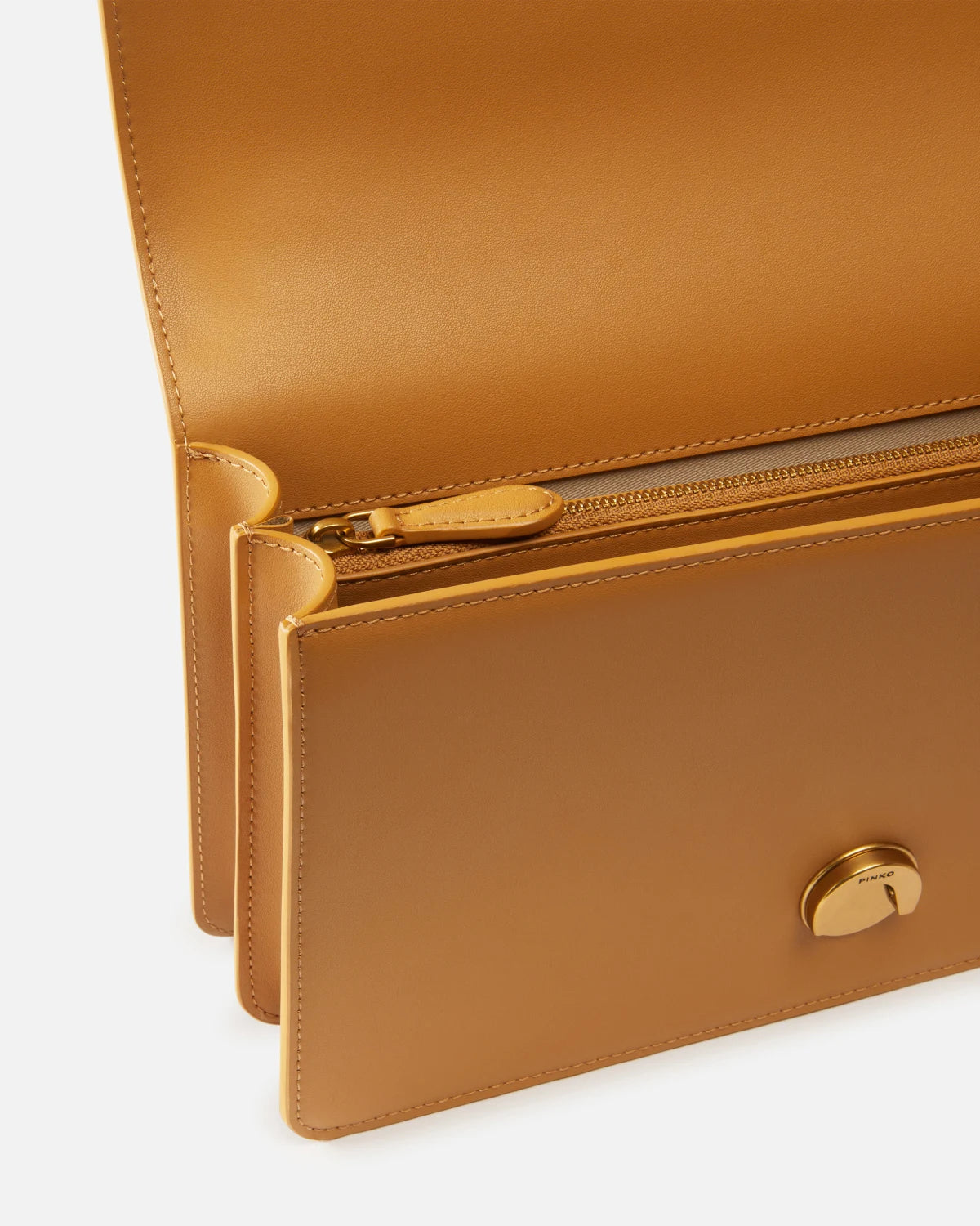 Borsa a tracolla media Love Bag in pelle liscia