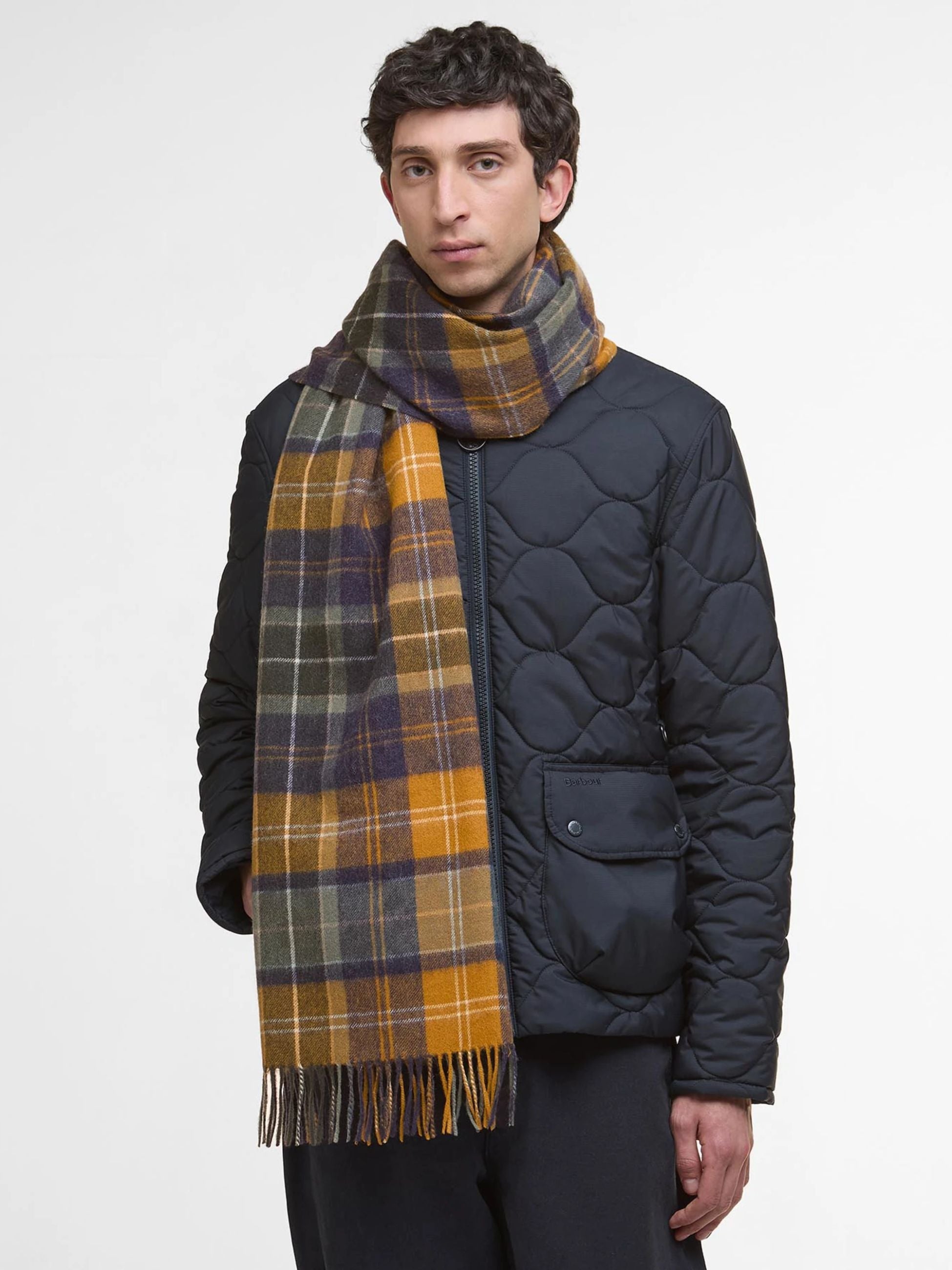 BRACK PATCHWORK TARTAN SCARF