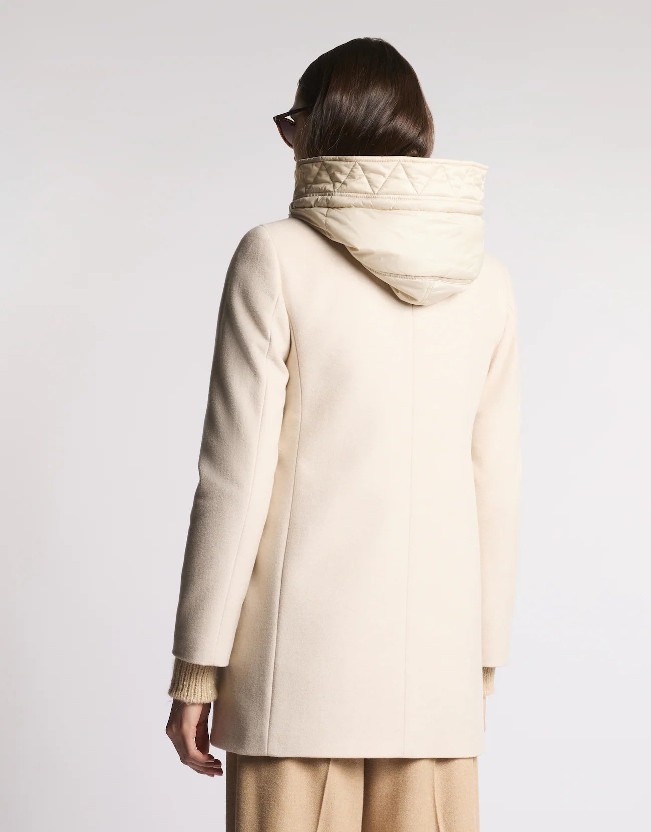 Toggle Coat in Panno di Lana Mélange