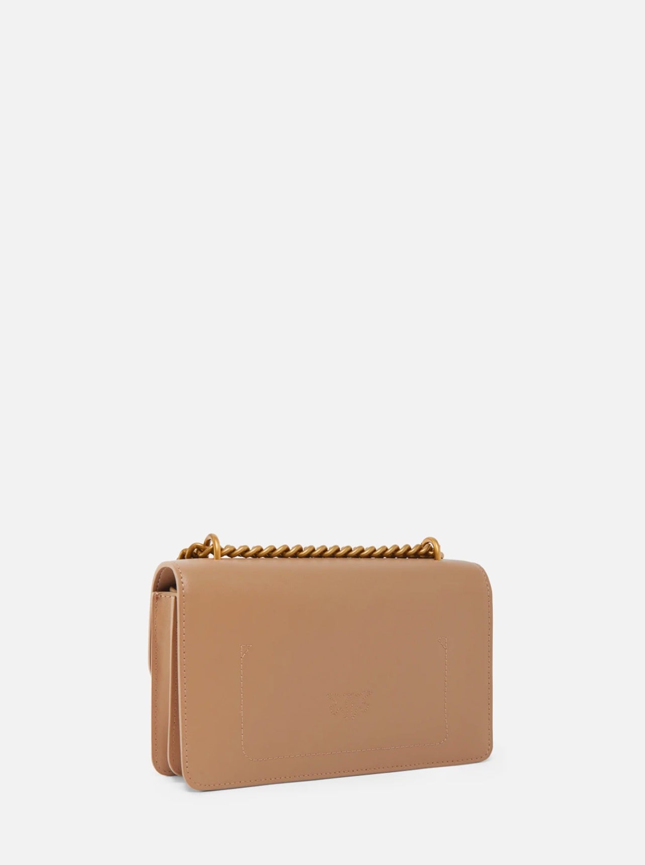 Borsa a tracolla piccola Love Bag in pelle liscia