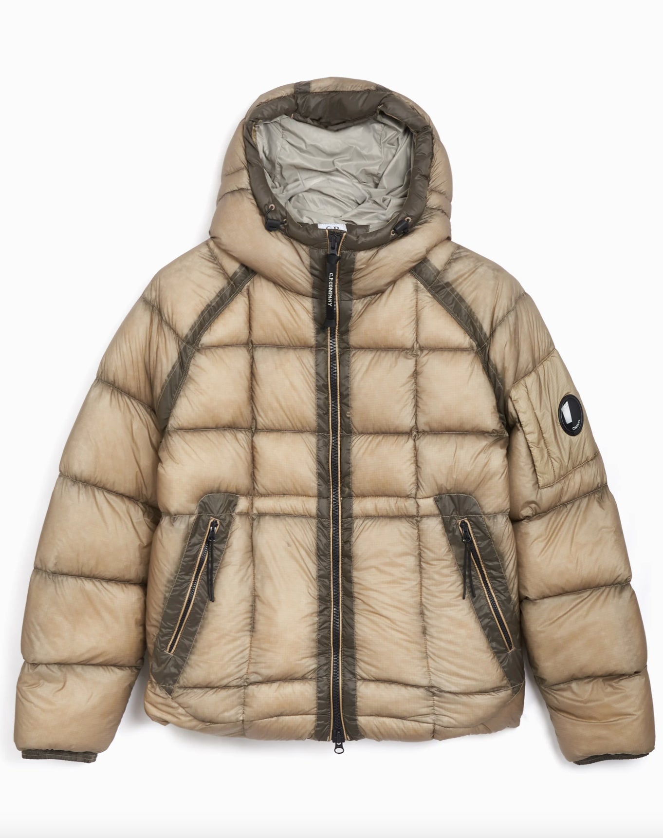 Shell Hooded Medium Down Jacket
