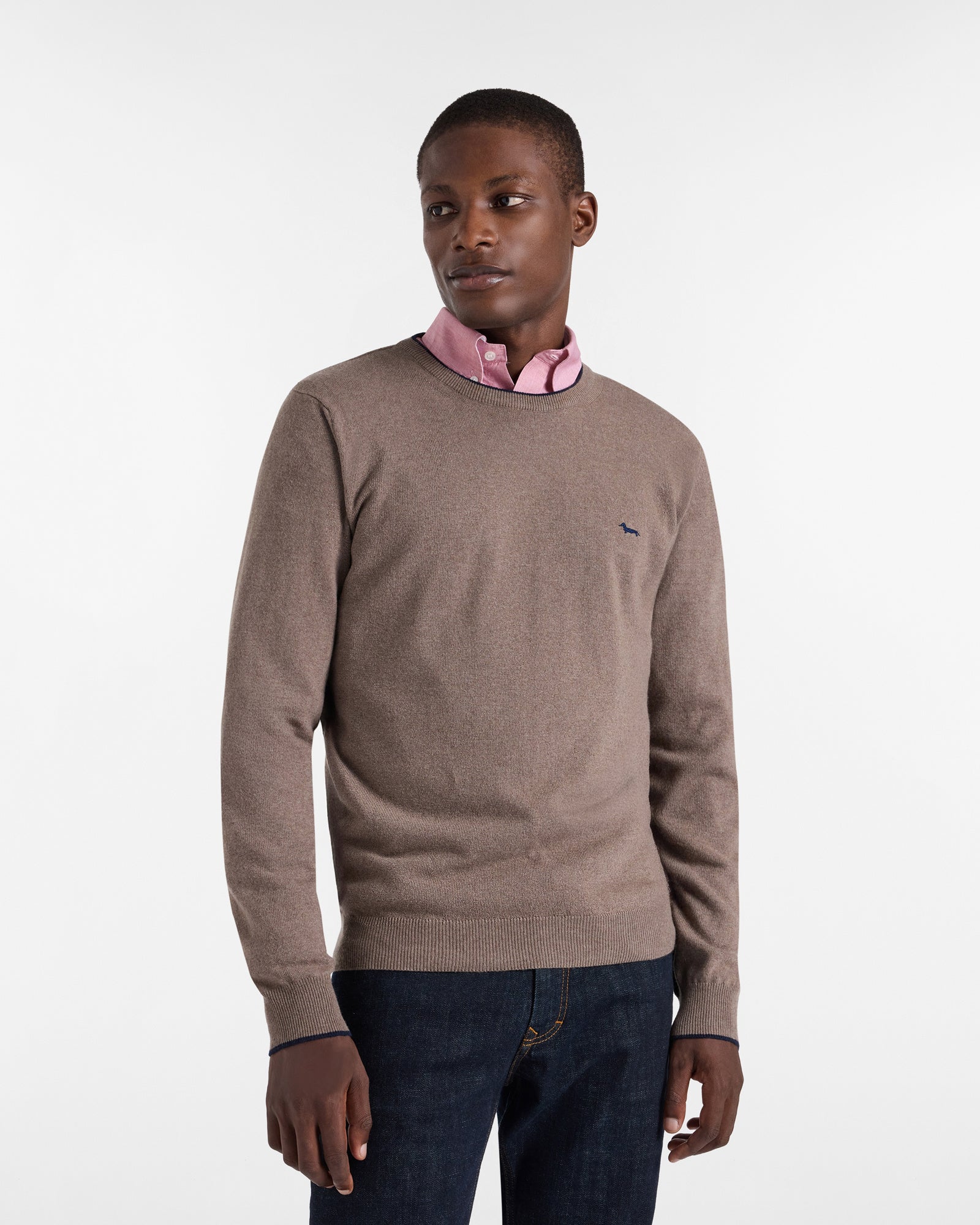 Pullover Dettagli A Contrasto