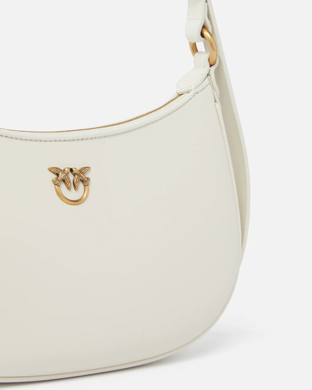 Borsa a spalla piccola Half Moon in pelle