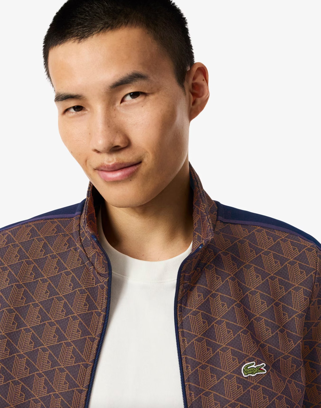Giacca della tuta in jacquard con zip Paris
