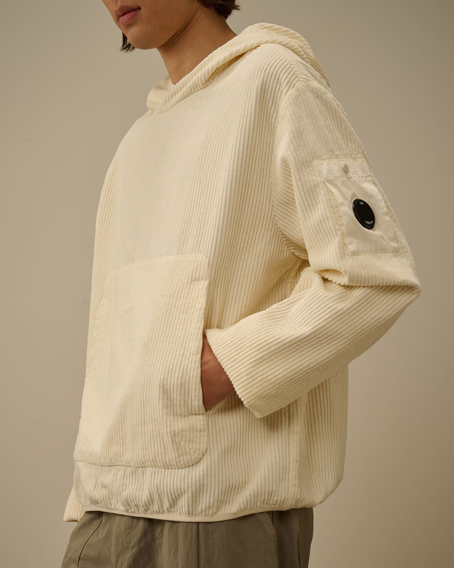 Corduroy 350 Lens Hooded Sweatshirt