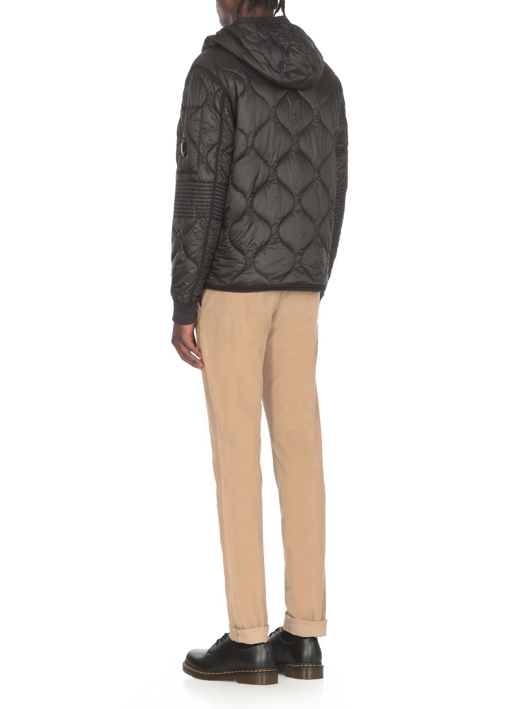 Linear Padded Hooded Jacket