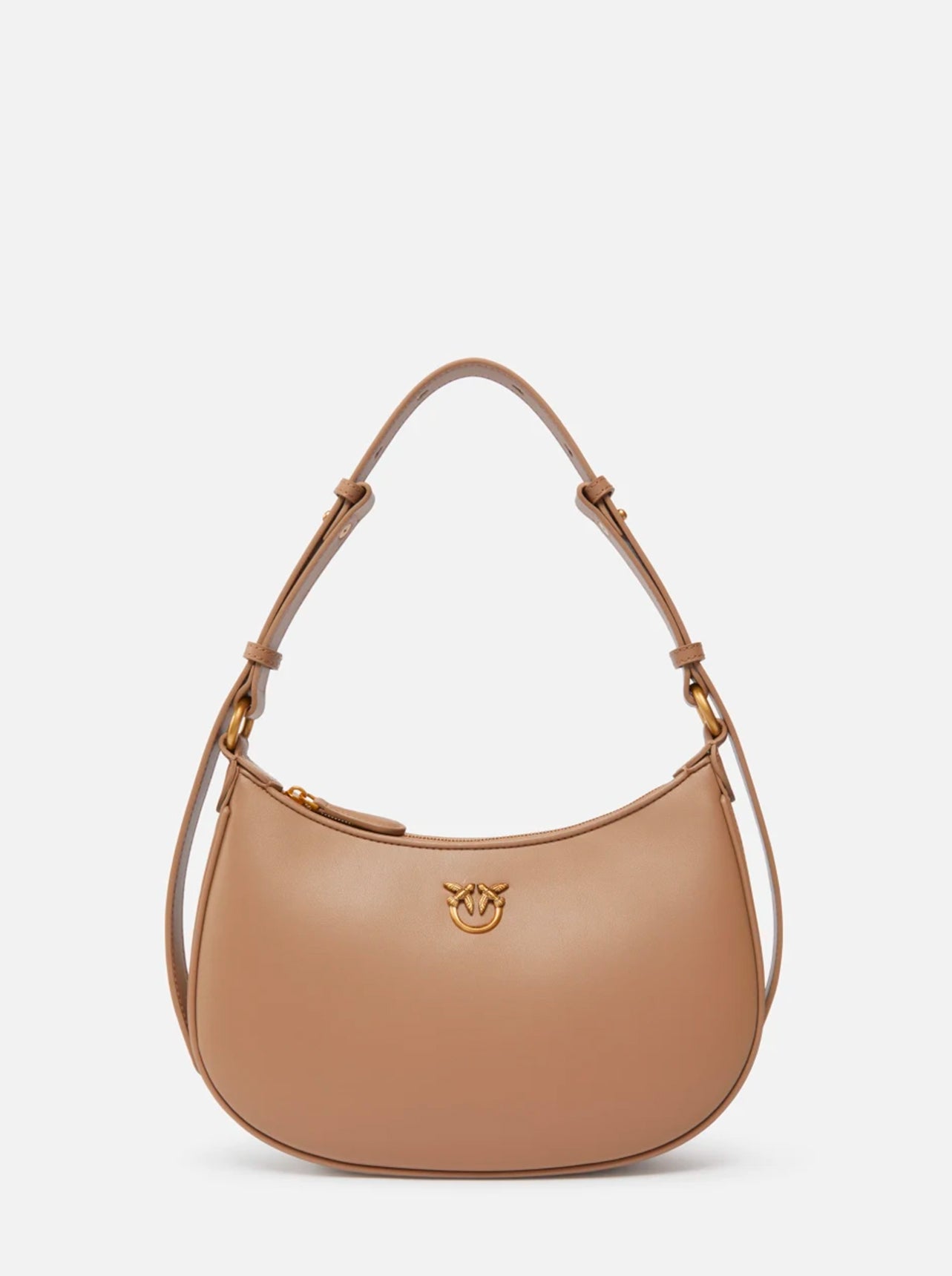 Borsa a spalla piccola Half Moon in pelle