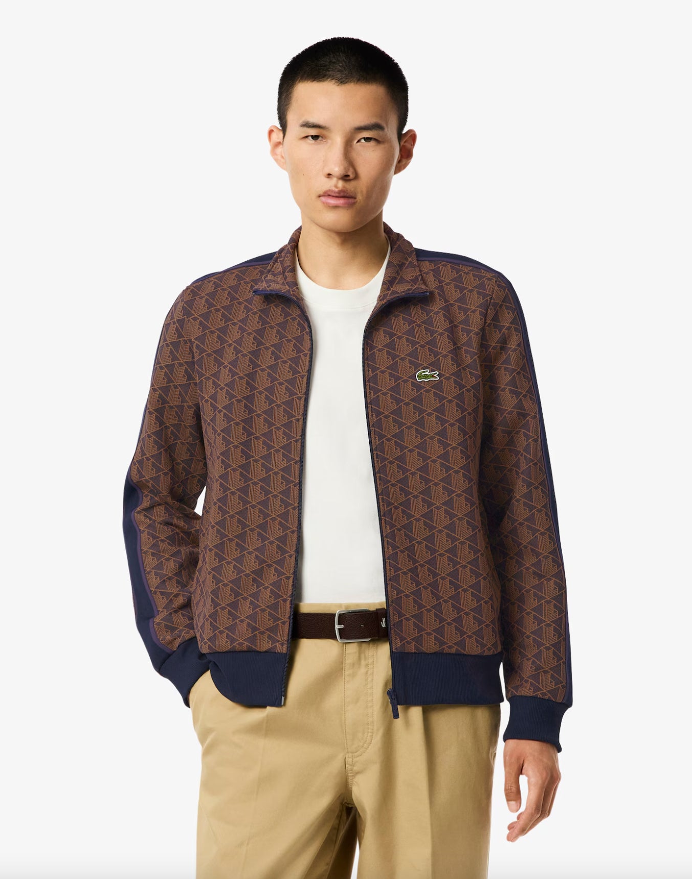 Giacca della tuta in jacquard con zip Paris