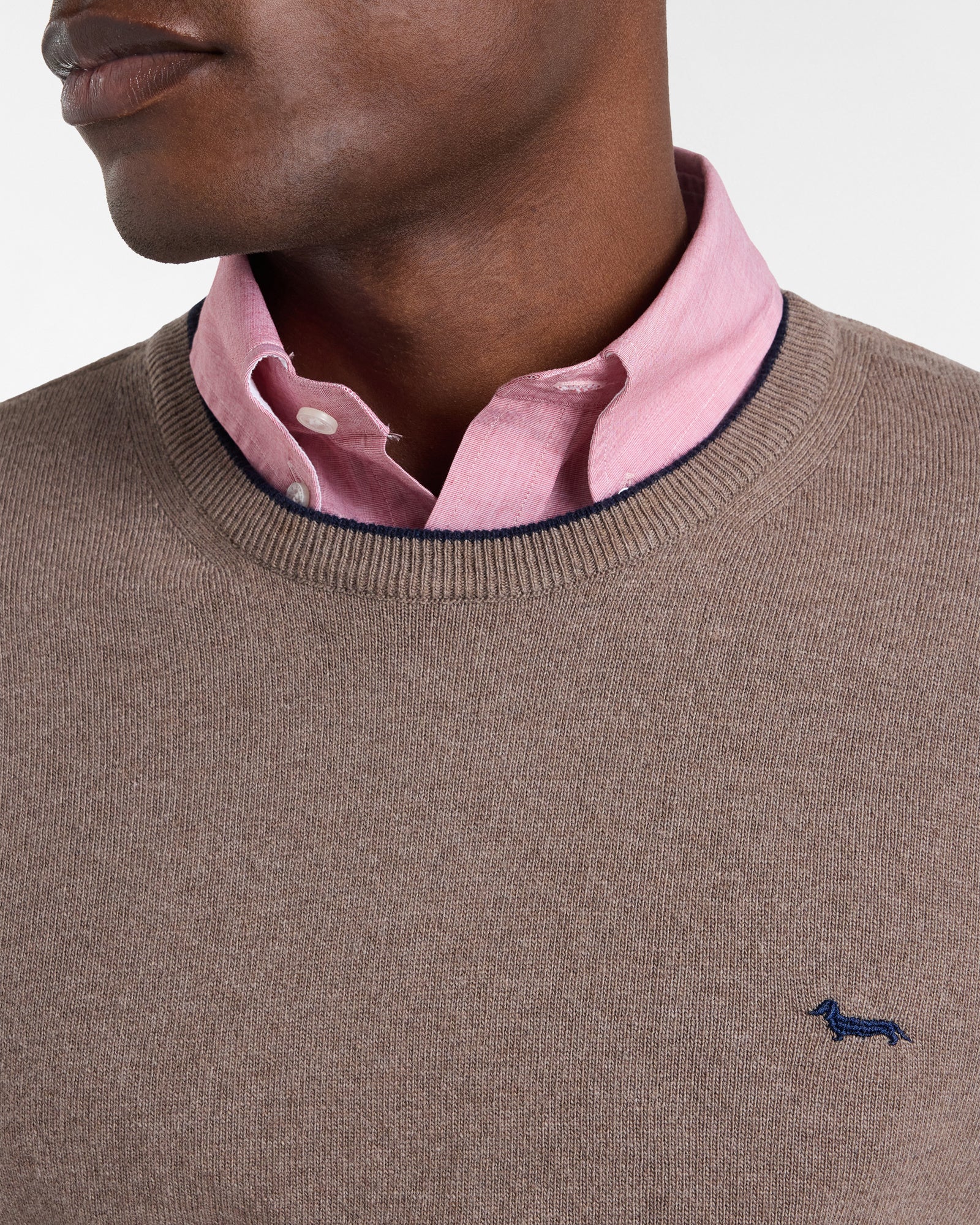 Pullover Dettagli A Contrasto