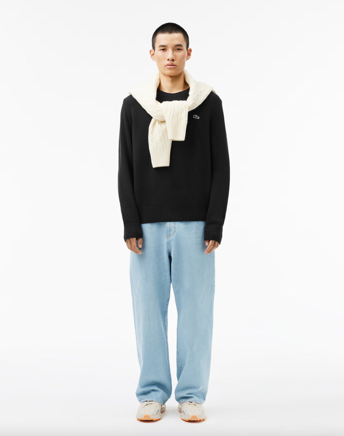 MAGLIONE GIROCOLLO LANA CARDATA