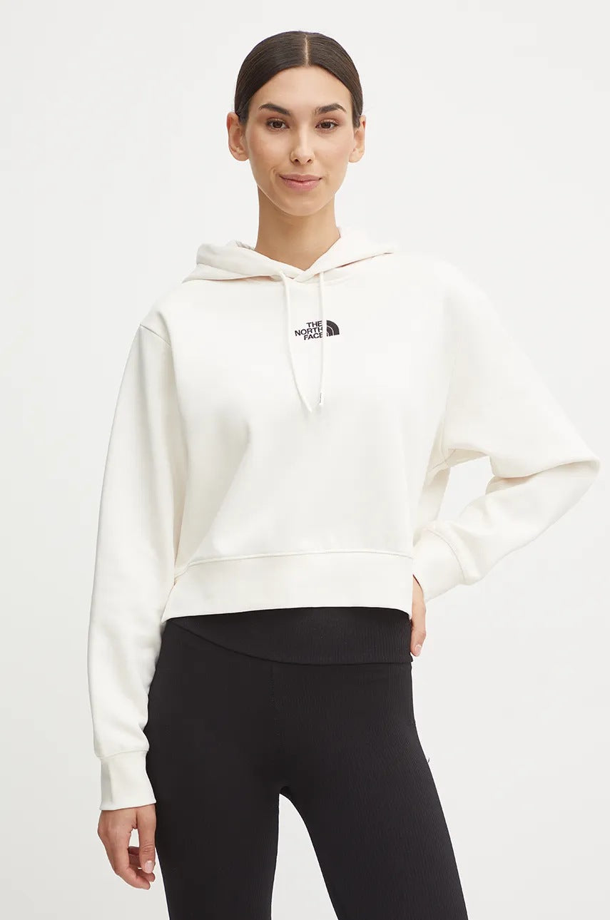 W ESSENTIAL CROP HOODIE