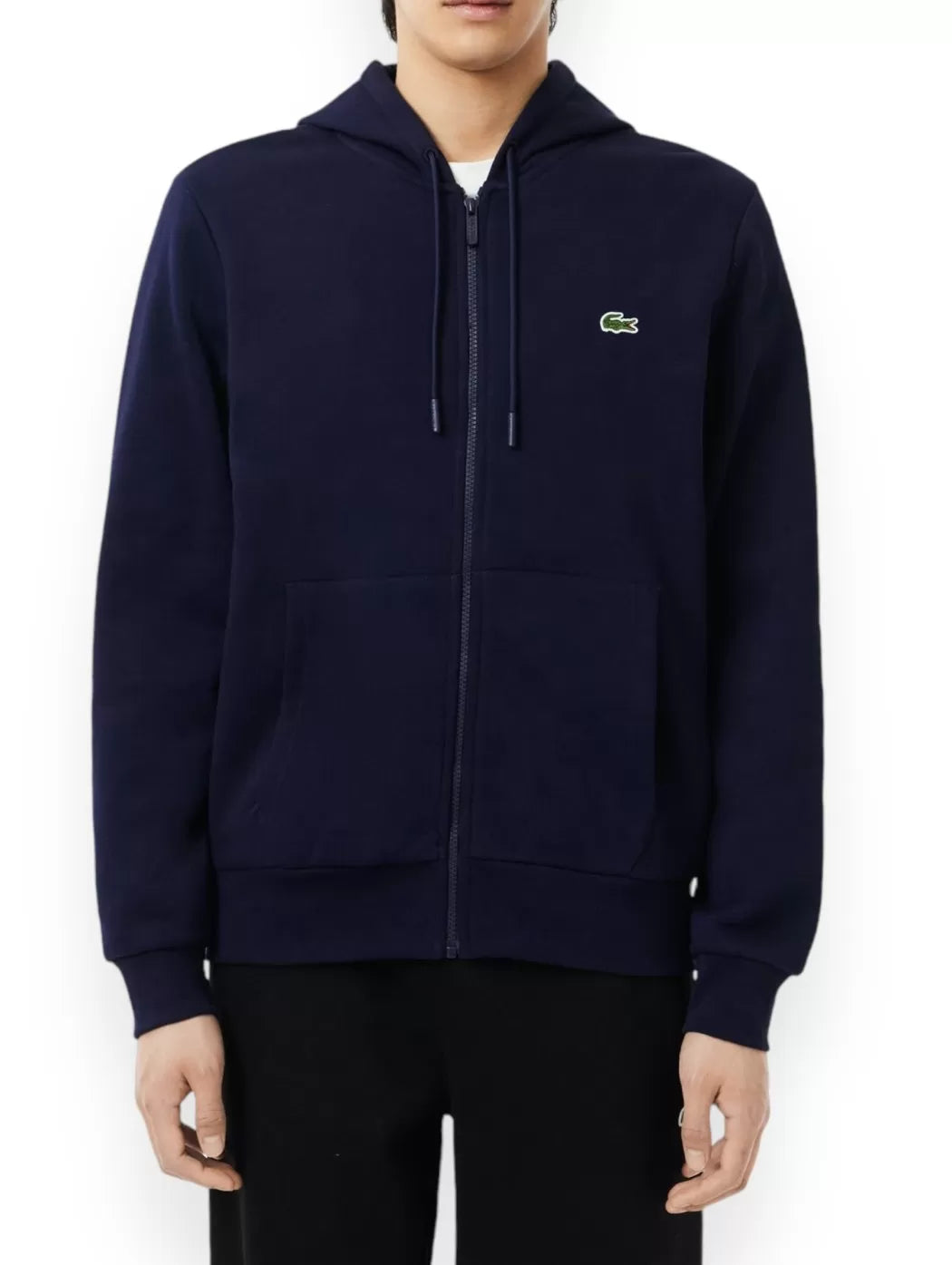 Felpa cappuccio con zip
