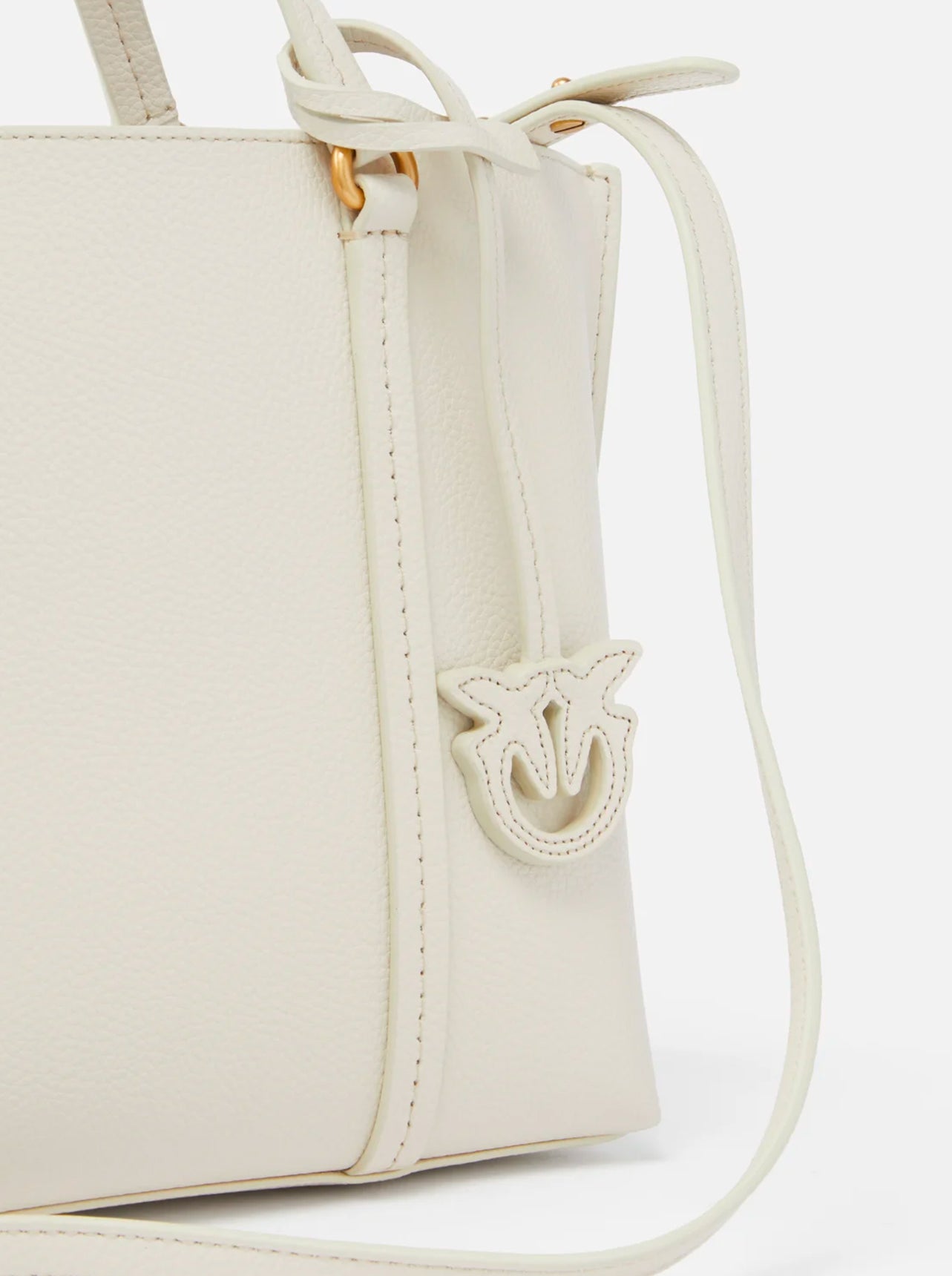 Borsa Shopper in pelle bottalata con tracolla