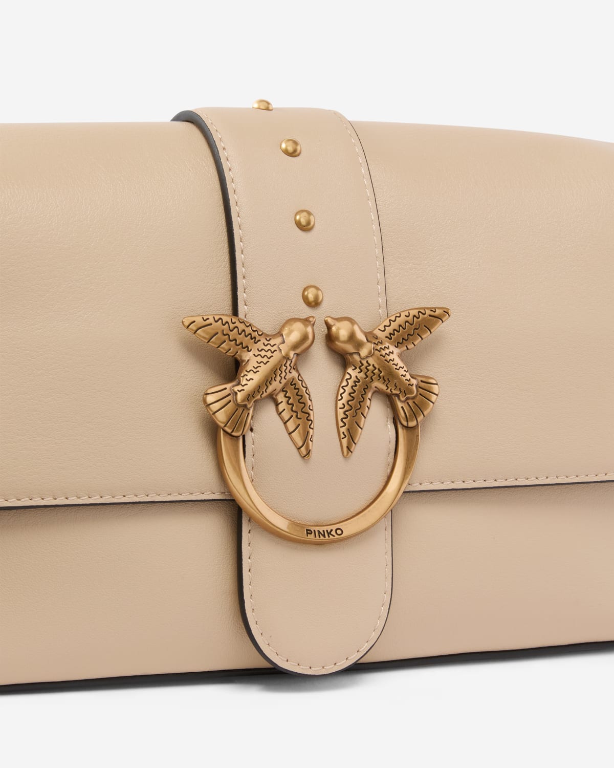 Borsa a spalla media Love Bag Slouchy in pelle