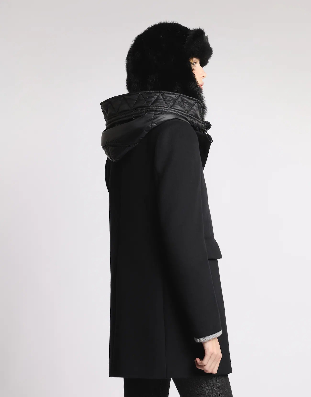 Toggle Coat in Panno di Lana