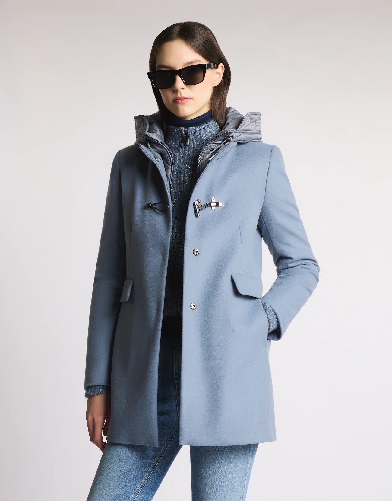 Toggle Coat in Panno di Lana