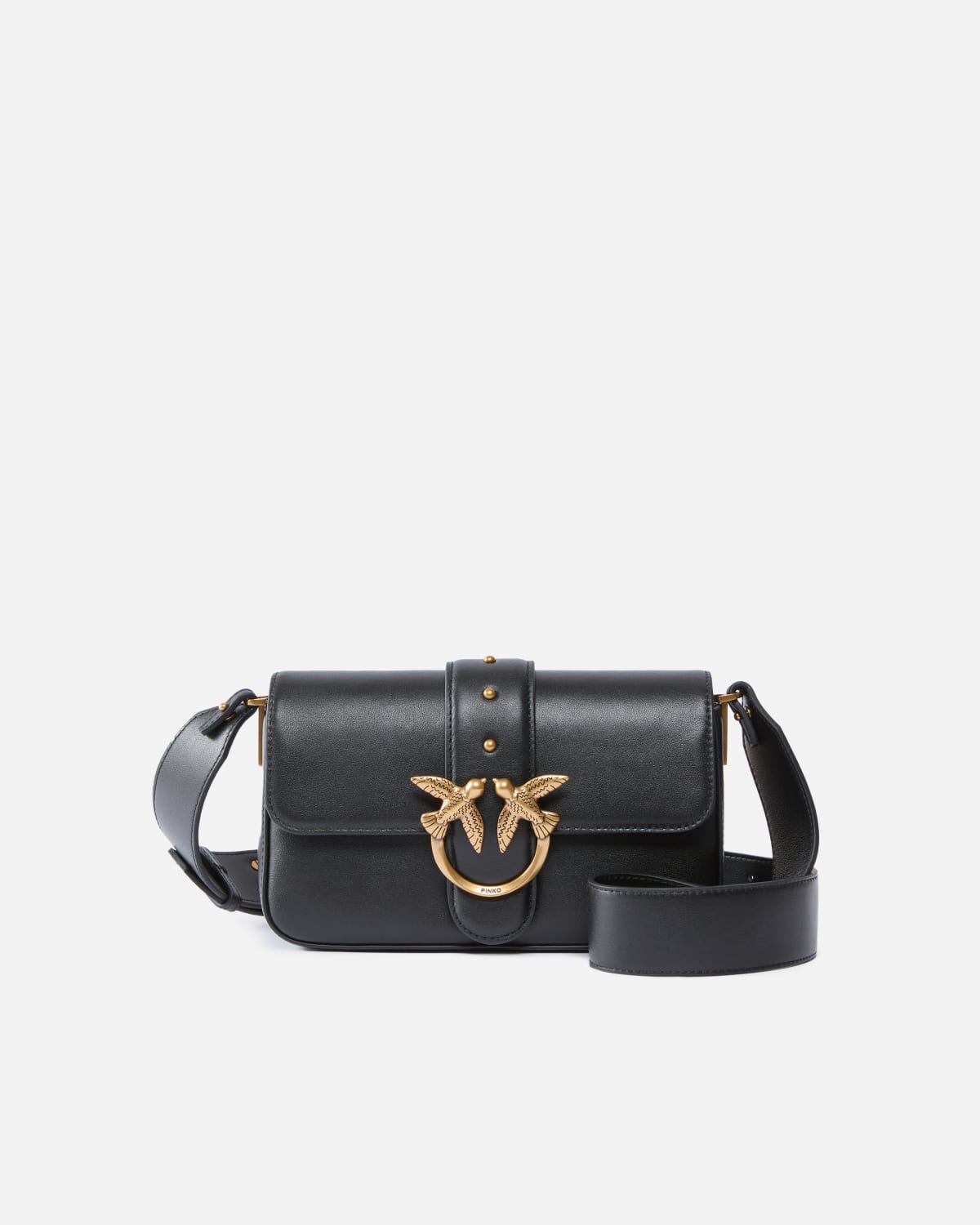 Borsa a spalla piccola Love Bag Slouchy in pelle