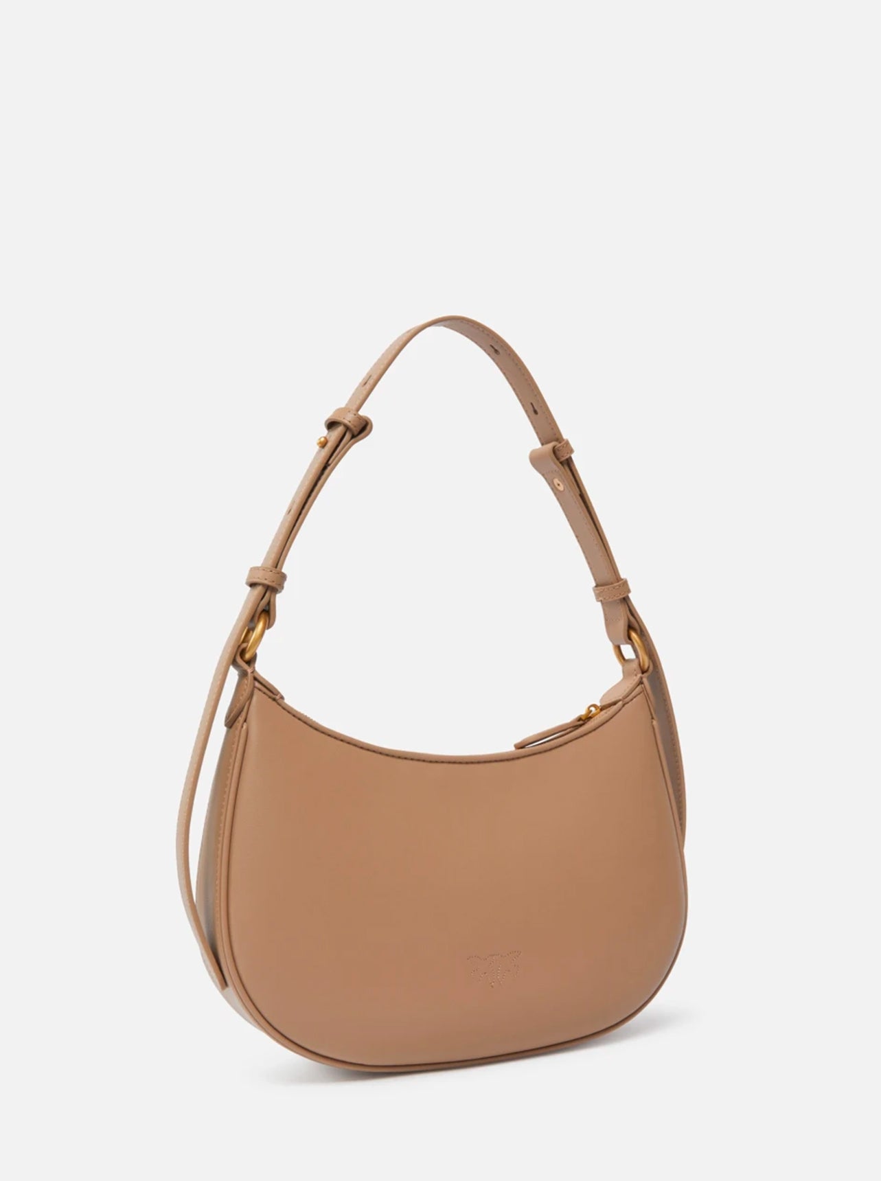 Borsa a spalla piccola Half Moon in pelle