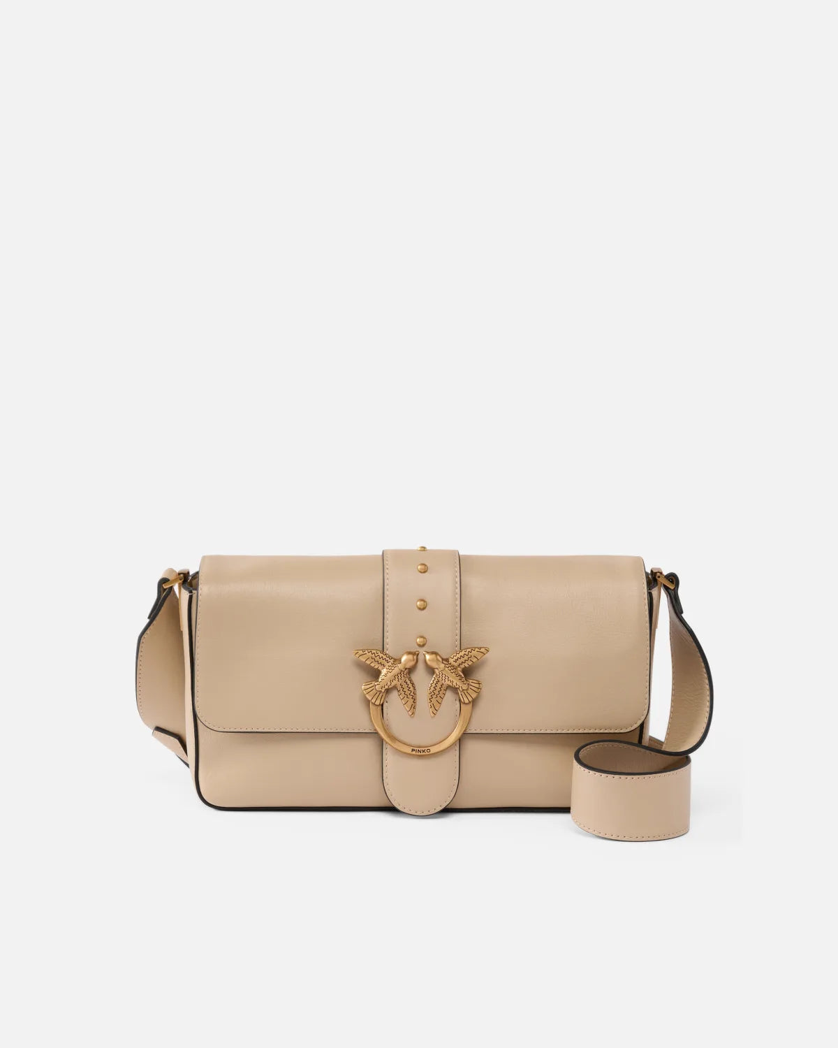 Borsa a spalla media Love Bag Slouchy in pelle