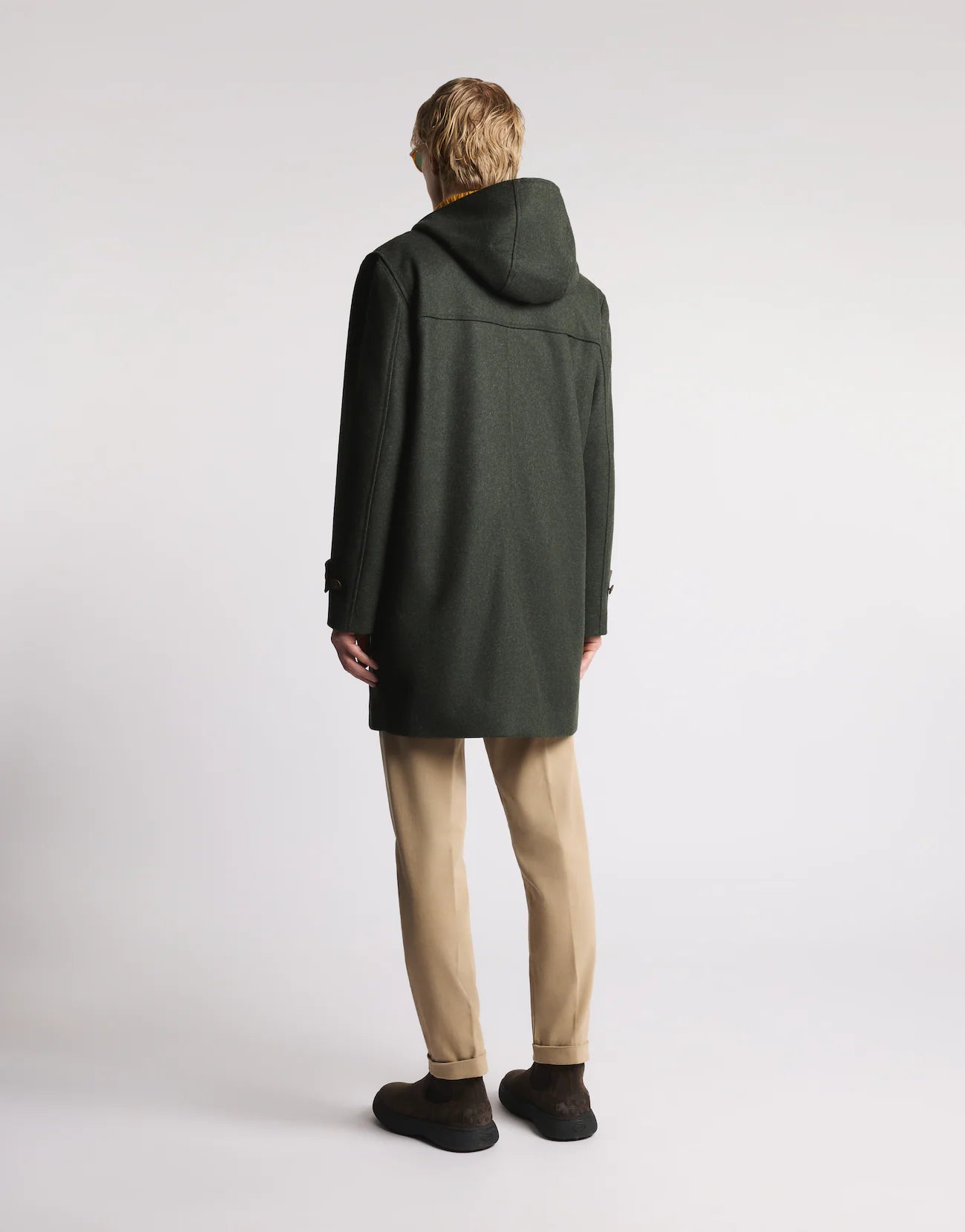 Cappotto in Panno di Lana e Cashmere