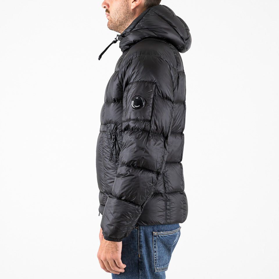 Shell Hooded Medium Down Jacket