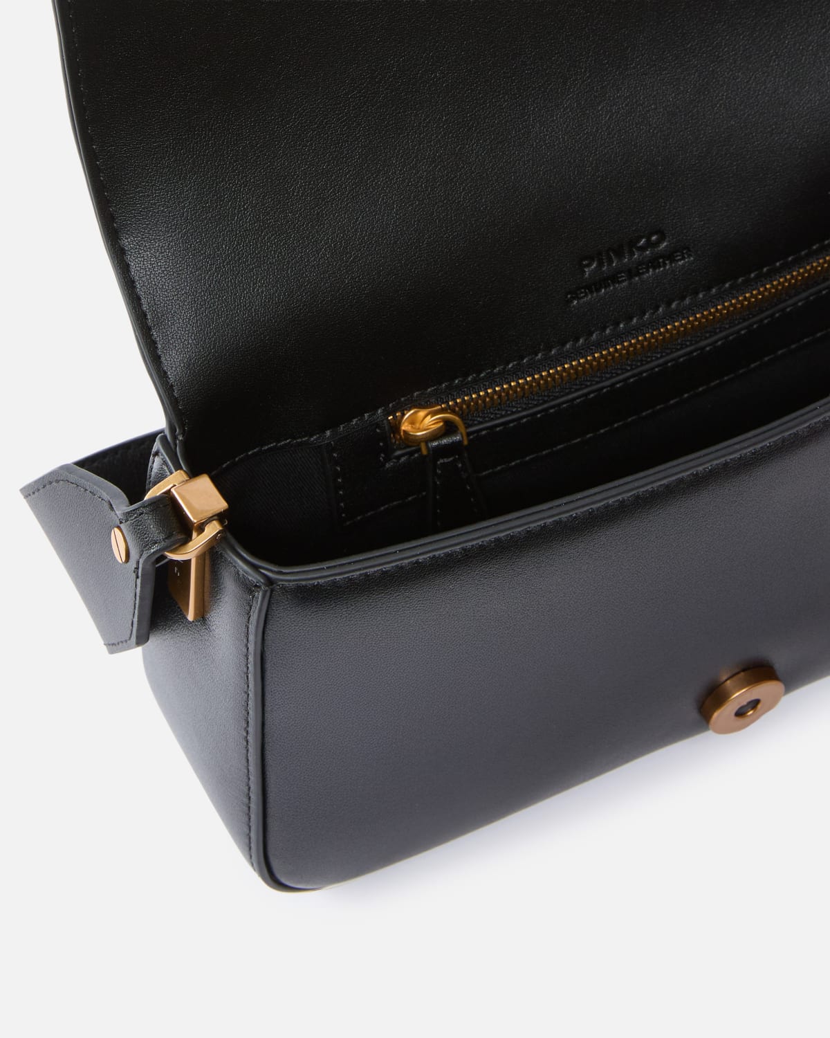 Borsa a spalla piccola Love Bag Slouchy in pelle