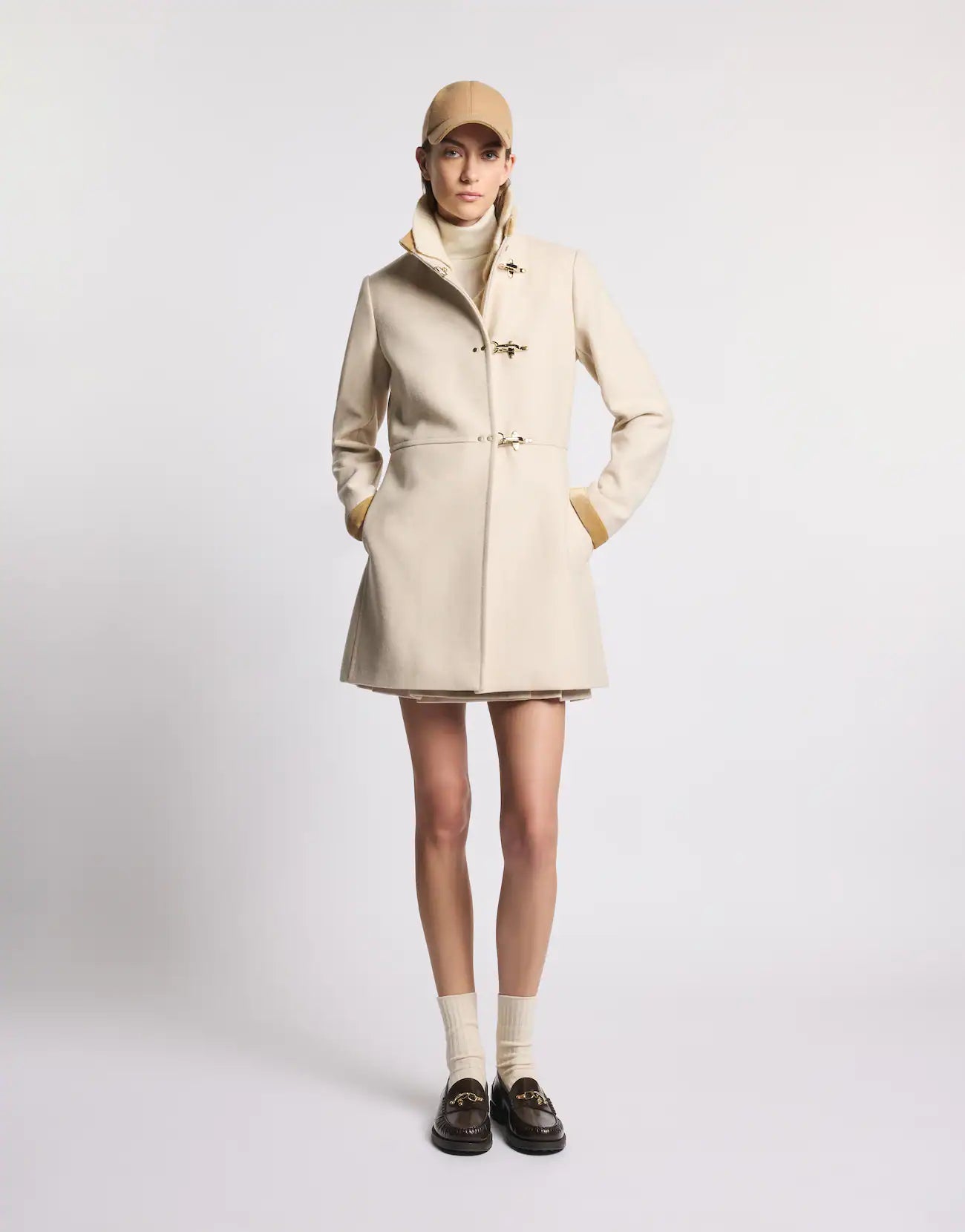 Virginia Coat in Panno di Lana Mélange