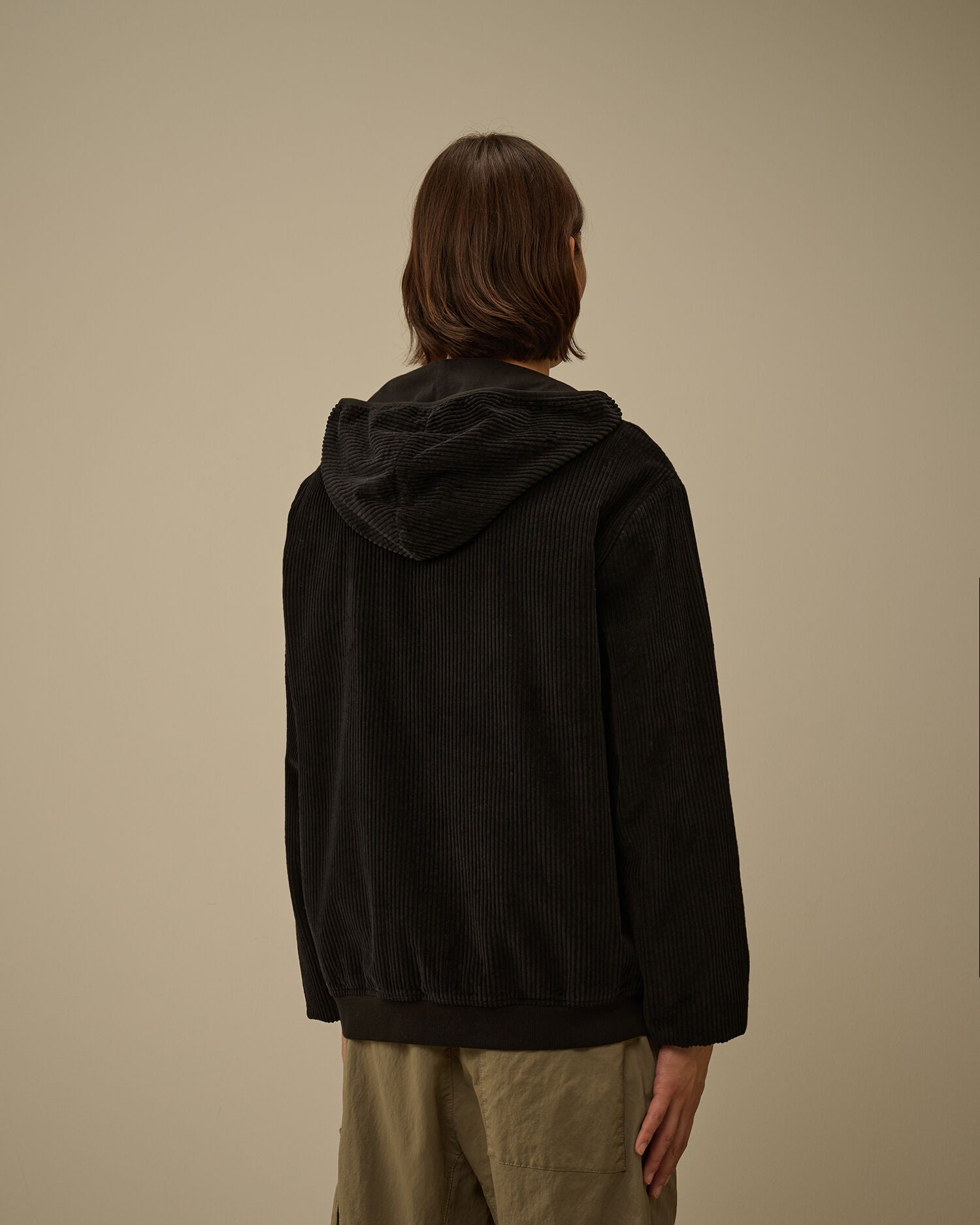 Corduroy 350 Full Zip Hooded Sweatshirt