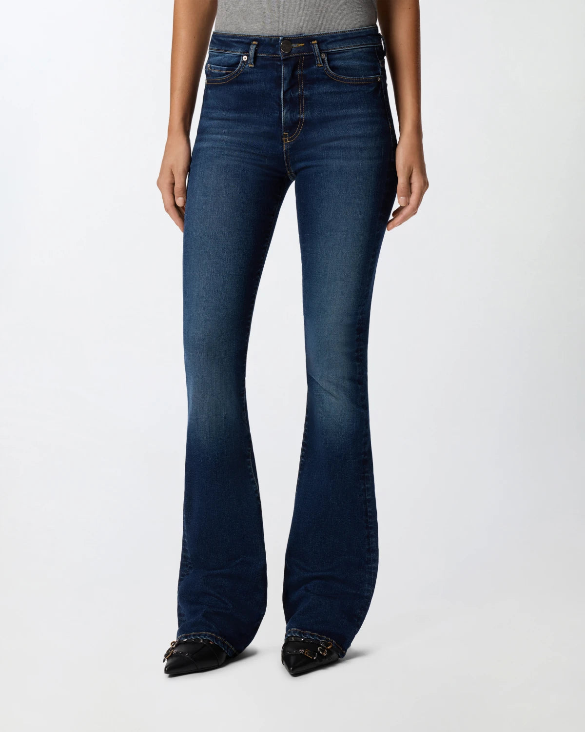 Jeans flared denim power stretch