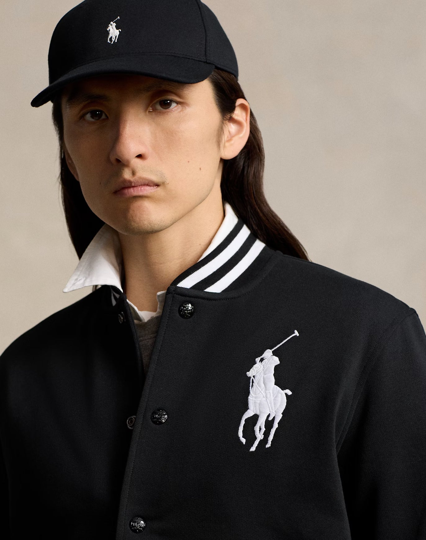 Giacca da baseball Big Pony in felpa