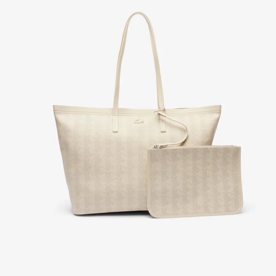 Zely Grained Tote with Pouch