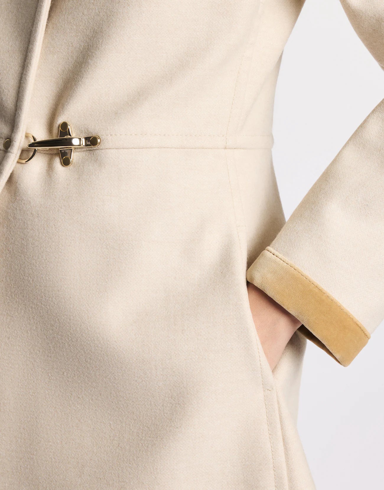 Virginia Coat in Panno di Lana Mélange