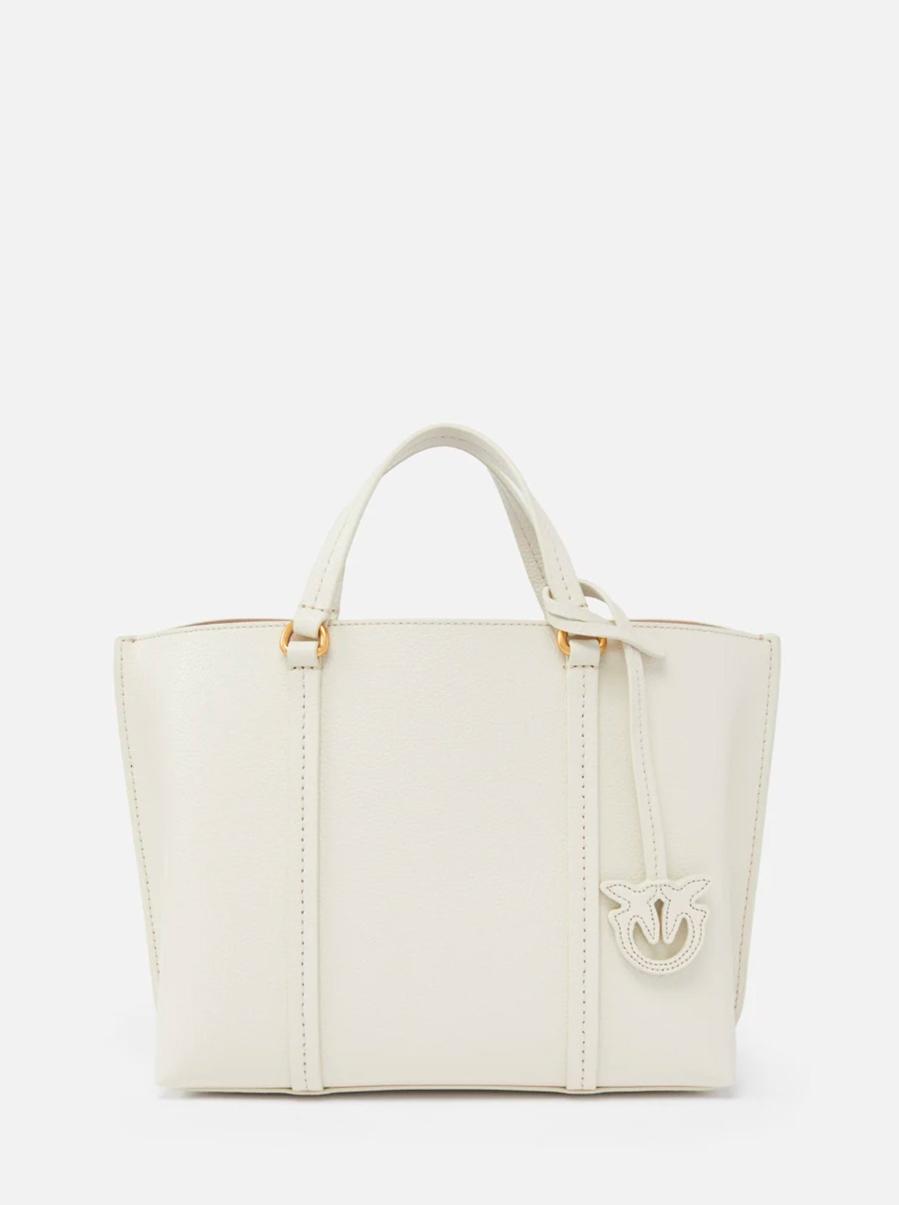 Borsa Shopper in pelle bottalata con tracolla