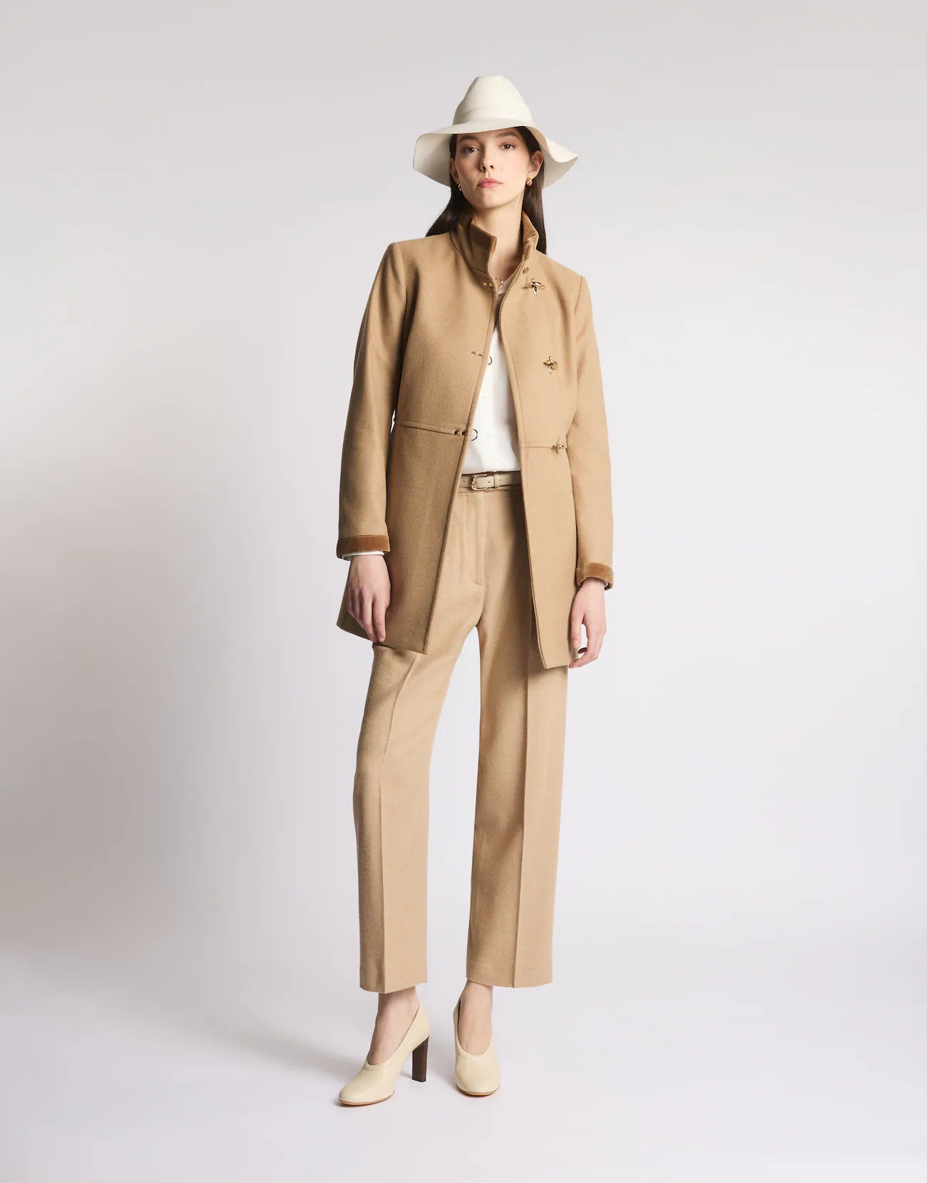 Virginia Coat in Panno di Lana Mélange