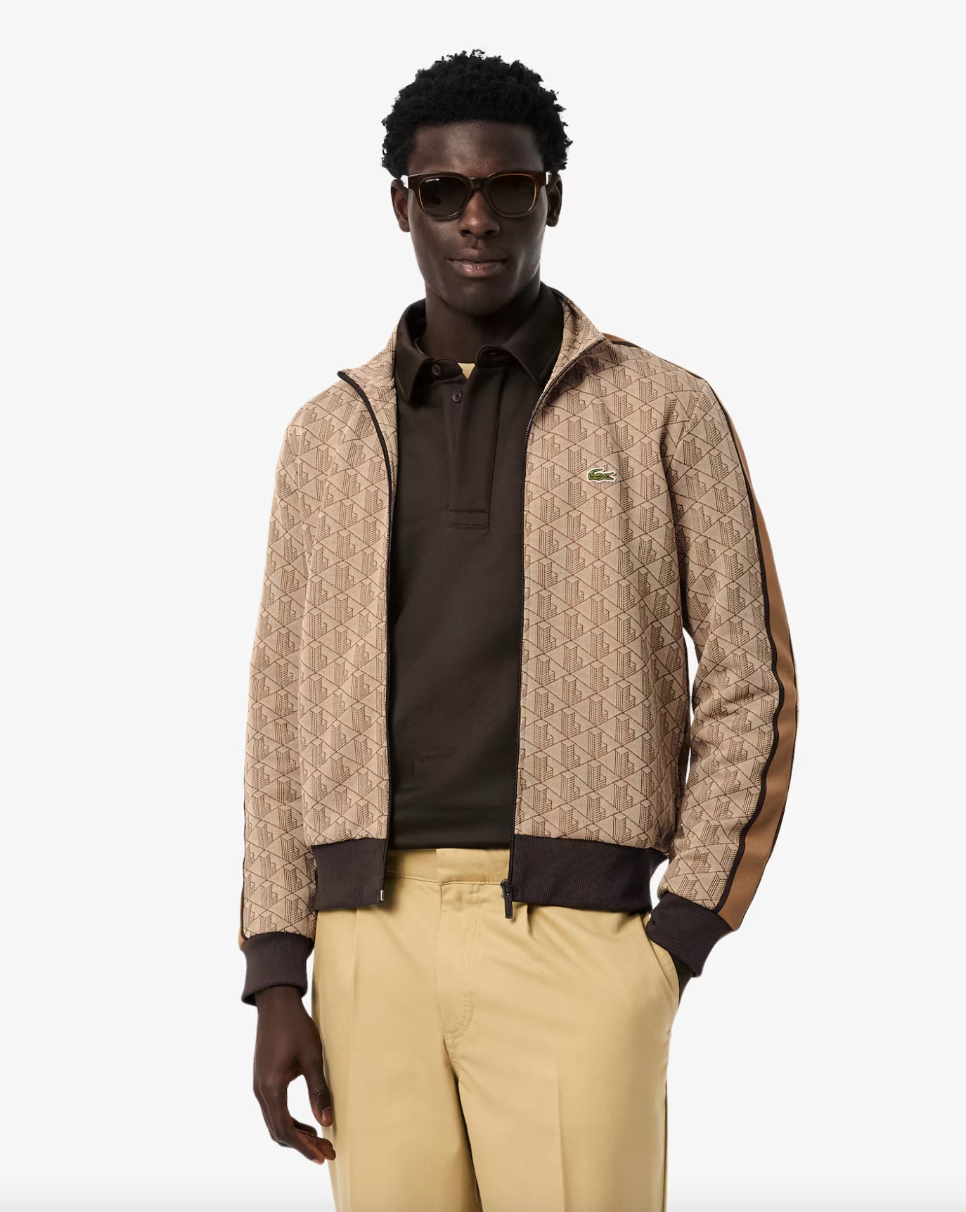 Giacca della tuta in jacquard con zip Paris