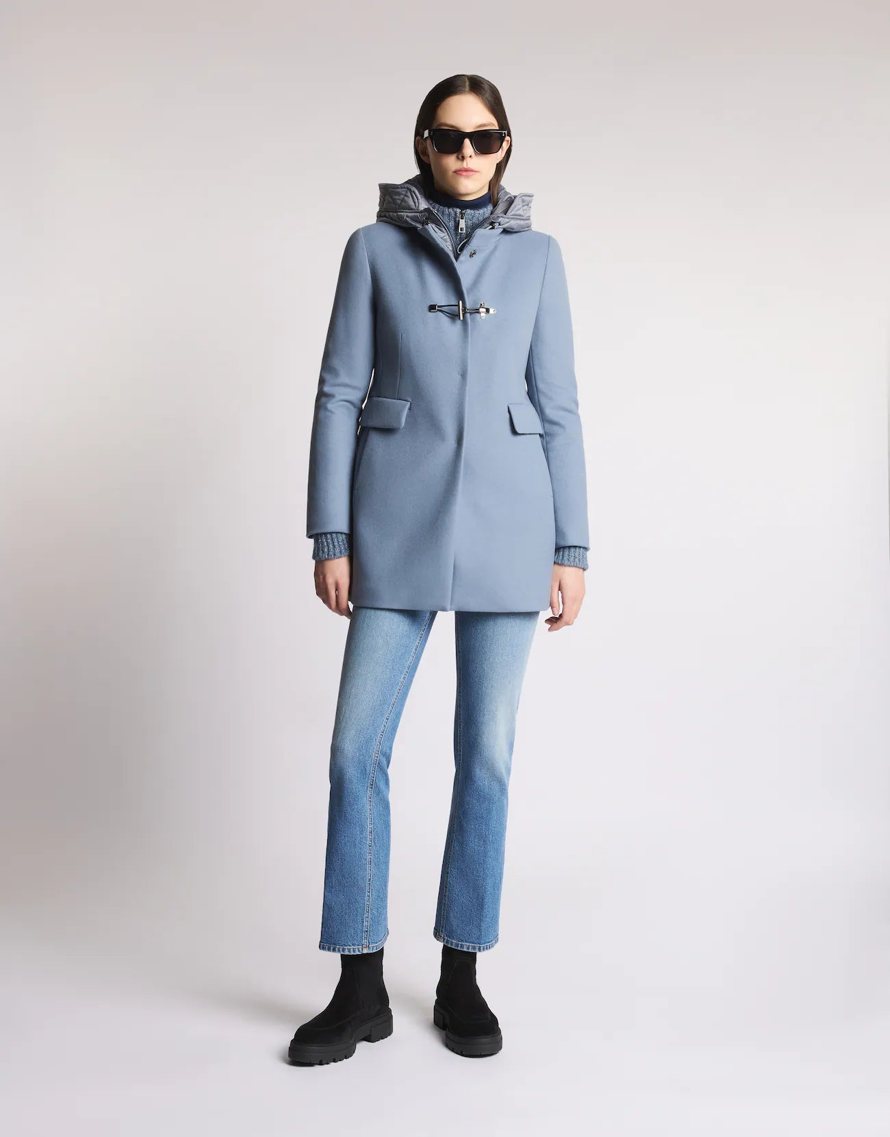 Toggle Coat in Panno di Lana