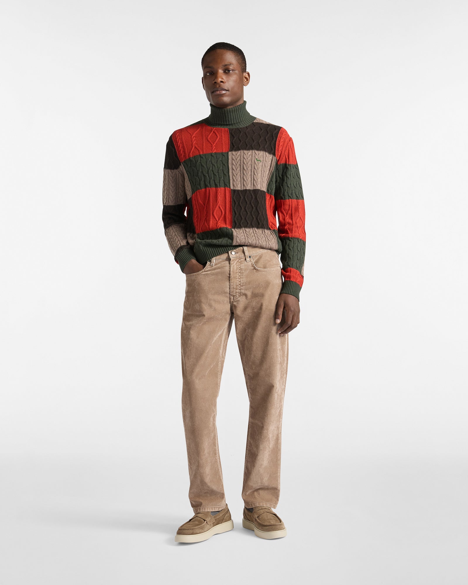 Dolcevita Con Quadri E Trecce