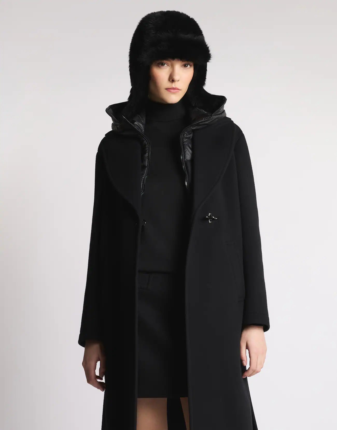 Cappotto Double Front in Lana e Cashmere